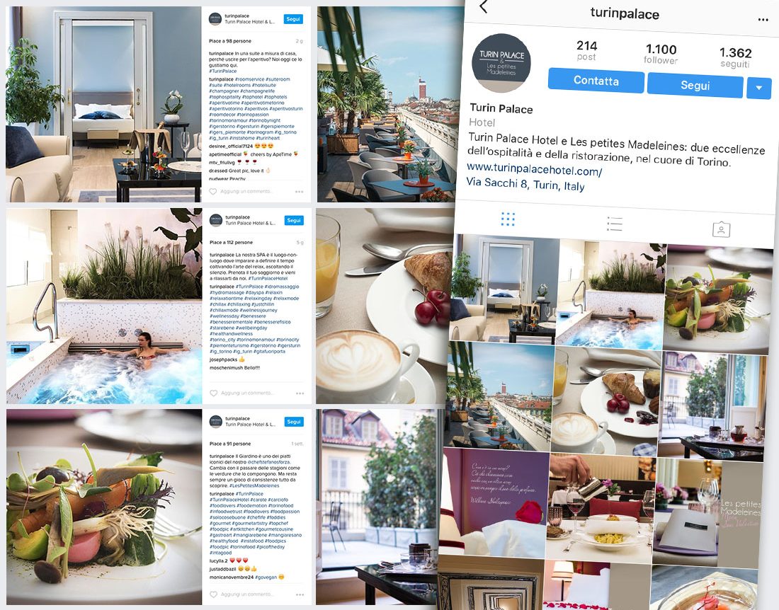 Social Media Strategy per Turin Palace Hotel & Les Petites Madeleins Instragram Social Media Strategy per Turin Palace Hotel & Les Petites Madeleins Instragram