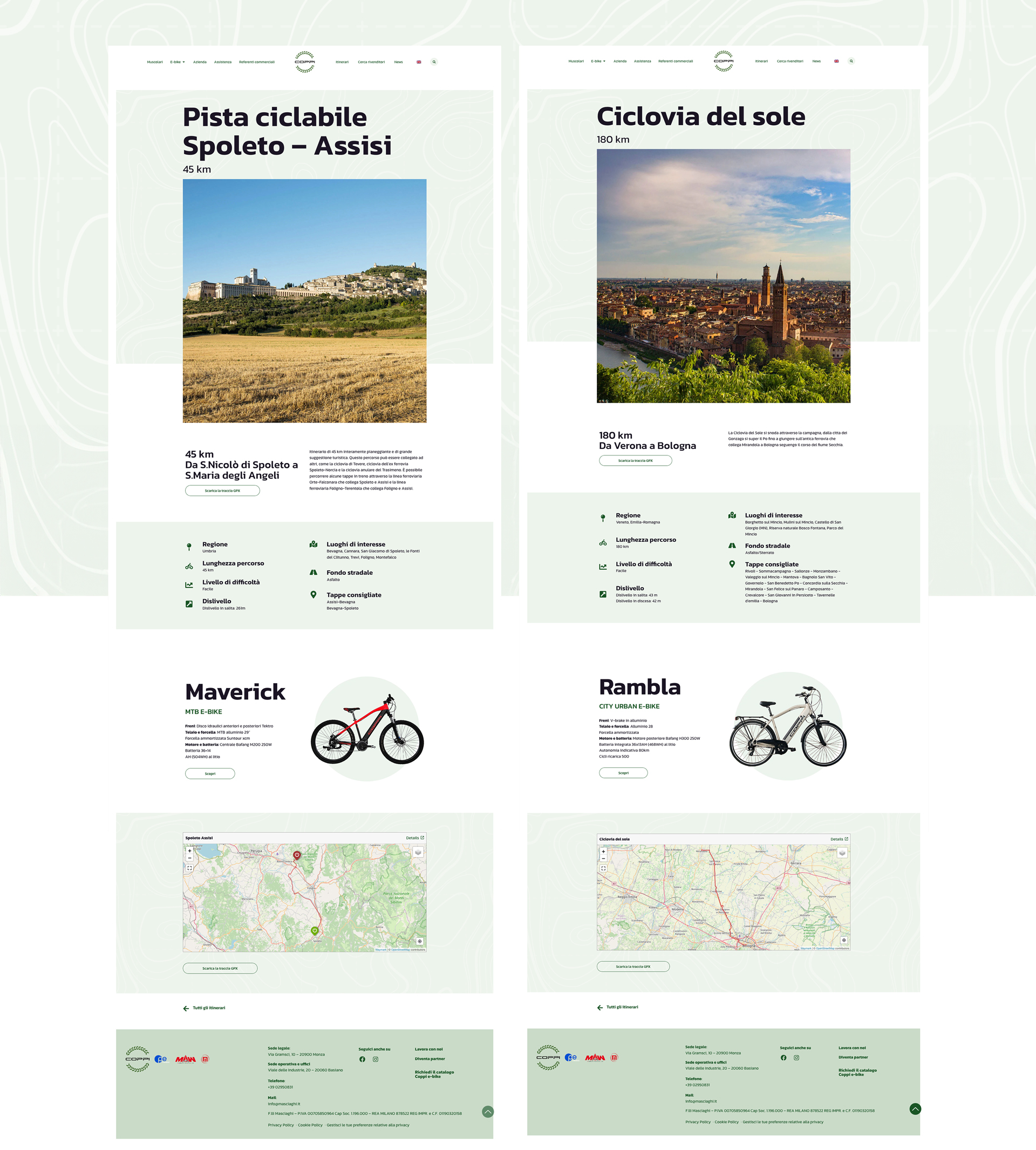 Pagine ciclovie sito coppi